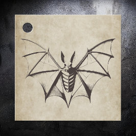  Bat Halloween Party Bedankjes Labels