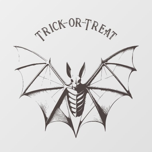  Bat Halloween Party Window Sticker (Vel)