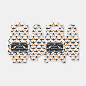 Bat Halloween Pattern Bedankdoosjes (Uitgevouwen)