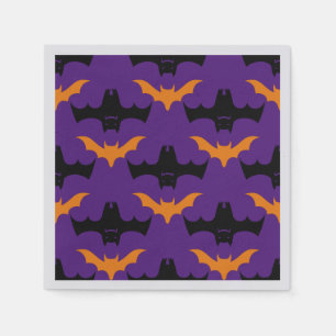Bat Halloween Pattern Servet