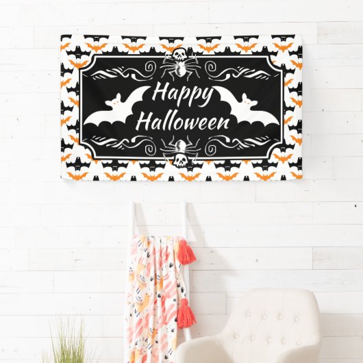 Bat Halloween Pattern Spandoek (Insitu)