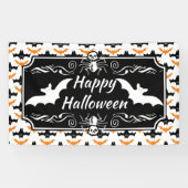 Bat Halloween Pattern Spandoek (Horizontaal)