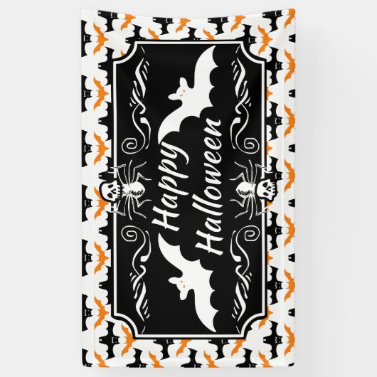 Bat Halloween Pattern Spandoek (Verticaal)