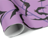 Bat Halloween Spooky Season Cadeaupapier (Rol Hoek)