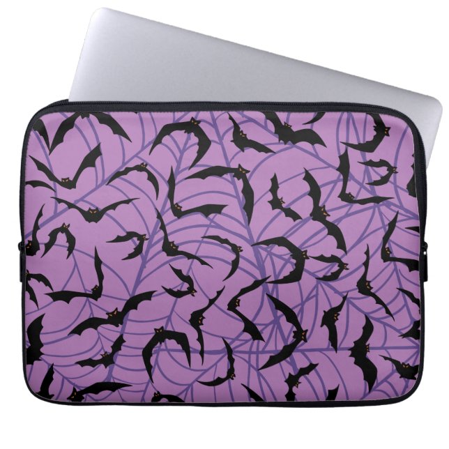 Bat Halloween Spooky Season Laptop Sleeve (Voorkant)