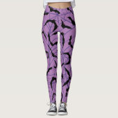 Bat Halloween Spooky Season Leggings (Voorkant)