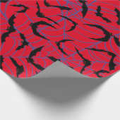 Bat Halloween Spooky Season Wrapping Paper Cadeaupapier (Hoek)
