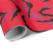 Bat Halloween Spooky Season Wrapping Paper Cadeaupapier (Rol Hoek)