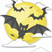 Bat Halloween Sticker (Voorkant)