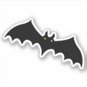 Bat halloween sticker (Voorkant)