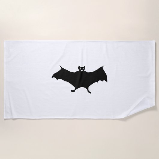 Bat Halloween Strandlaken (Voorkant)