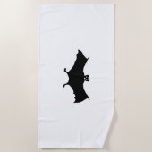 Bat Halloween Strandlaken (Voorkant)