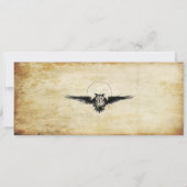  Bat Halloween Ticket Invitation Kaart (Achterkant)