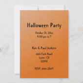 Bat Halloween Uitnodiging (Achterkant)