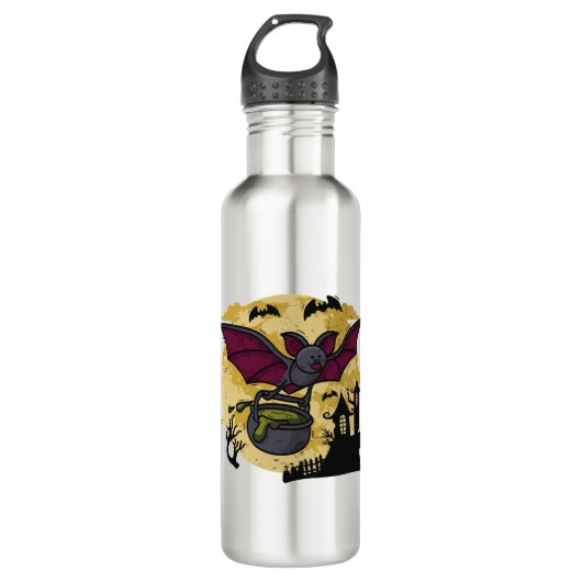 Bat Halloween Waterfles (Voorkant)