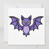 Bat - Halloween-wezen Kaart (Voorkant)