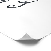 Bat Happy Halloween Party Schattigee Typografie Ku Poster (Hoek)