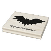Bat - Happy Halloween - Rubber Stamp Rubberstempel (Stempel)