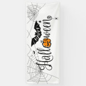 Bat Happy Halloween Spandoek (Verticaal)