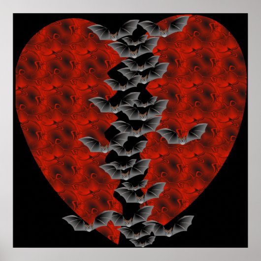Bat Heart Poster (Voorkant)