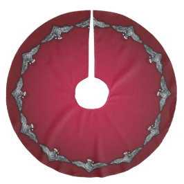 Bat in een kerstmuts kerstboom rok