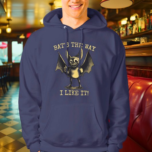 Bat is de manier waarop ik het leuk vind! - Speels Hoodie
