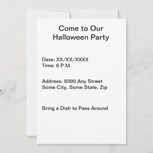 Bat, Jack o' Lantern, Tombstone, voeg foto-Lijst t Kaart (Achterkant)