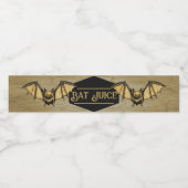 Bat Juice drinken label Waterfles Etiket (Enkel label)
