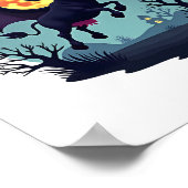 Bat Koe bij middernacht Poster (Hoek)