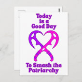 Bat’leth Heart - Smash the Patriarchy Briefkaart (Voorkant / Achterkant)