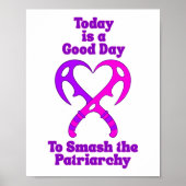 Bat’leth Heart - Smash the Patriarchy Poster (Voorkant)