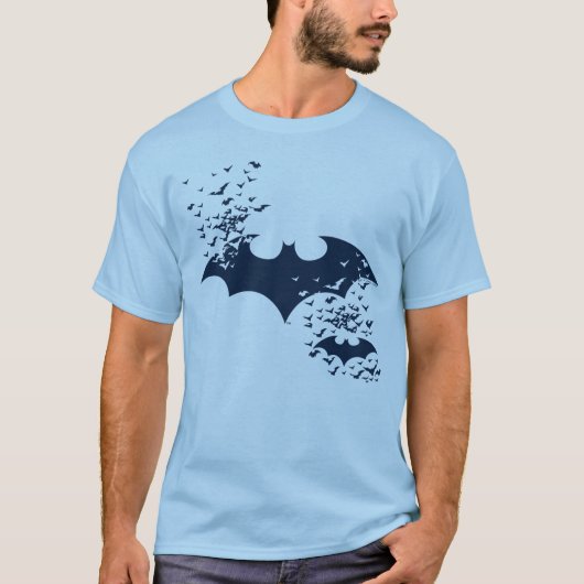 Bat Logo brandt in vleermuizen T-shirt (Voorkant)