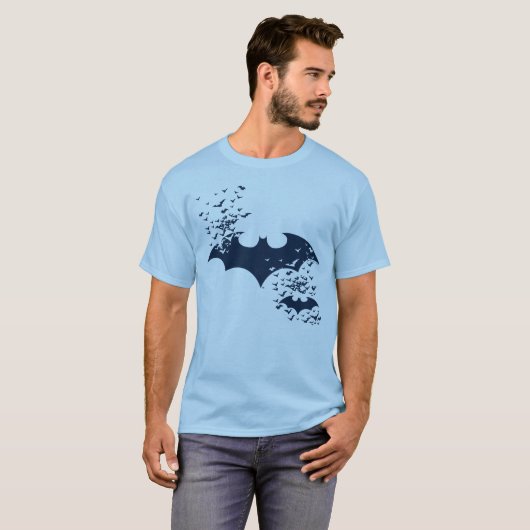 Bat Logo brandt in vleermuizen T-shirt (Voorkant volledig)