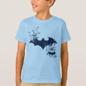 Bat Logo brandt in vleermuizen T-shirt (Voorkant)