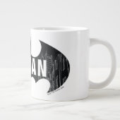 Bat Logo met Gotham Etching Grote Koffiekop (Rechts)