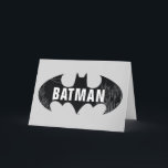 Bat Logo met Gotham Etching Kaart<br><div class="desc">Bat Logo met de contouren van Gotham City ingepakt.</div>