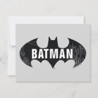 Bat Logo met Gotham Etching