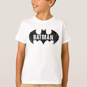 Bat Logo met Gotham Etching T-shirt