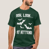 Bat Lover Sky Kittens Bats Lover Cute Funny T-shirt (Voorkant)