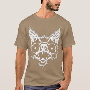 Bat Lover Vampire Chiroptera Head Gothic Punk T-shirt