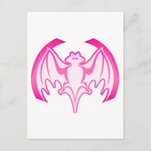 Bat Magenta Inv Het MUSEUM Zazzle Gifts Briefkaart