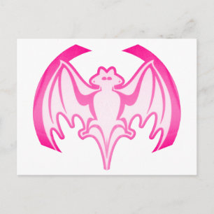 Bat Magenta Inv Het MUSEUM Zazzle Gifts Briefkaart