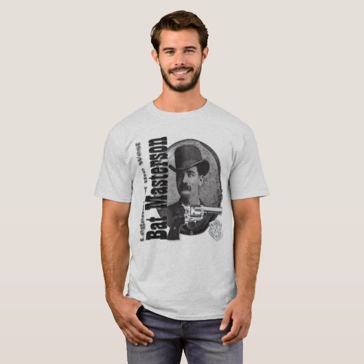 Bat Masterson Legendary Lawman Deluxe T shirt (Voorkant volledig)