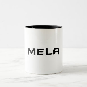Bat Mela (me-la) Superheld - Oké/Zeker   Zwart Tweekleurige Koffiemok