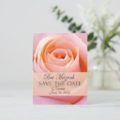 Bat Mitswa aanpassen Save the Date Briefkaart (Staand voorkant)