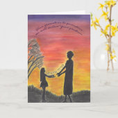 Bat Mitswa-kaart Kaart (Gele Bloem)