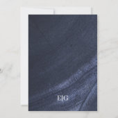 Bat Mitswa Modern Monogram Goud Lijst Kaart (Achterkant)