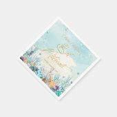 Bat Mitswa onder het Zee Beach 12e 13e verjaardag Servet (Hoek)