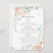 BAT MITZVAH 4| Waterverf voorjaarsbloesems vers 3 Kaart (Voorkant)