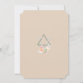 BAT MITZVAH 4| Waterverf voorjaarsbloesems vers 3 Kaart (Achterkant)